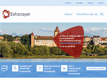 Tablet Screenshot of estavayer.ch